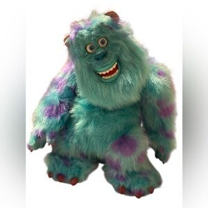 2005 Monsters Inc Talking Animated 15” Sully Plush! Disney Thinkway EUC